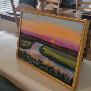 6x8 Original Framed Landscape